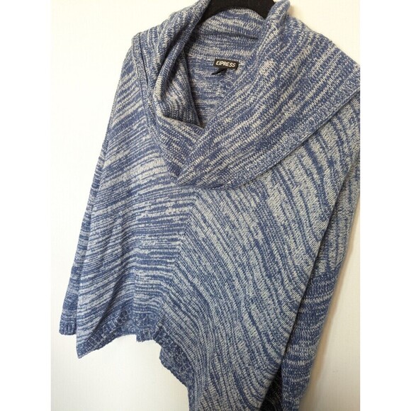 Express Blue Wool Blend Sweater Womens Size M/L - Picture 5 of 10